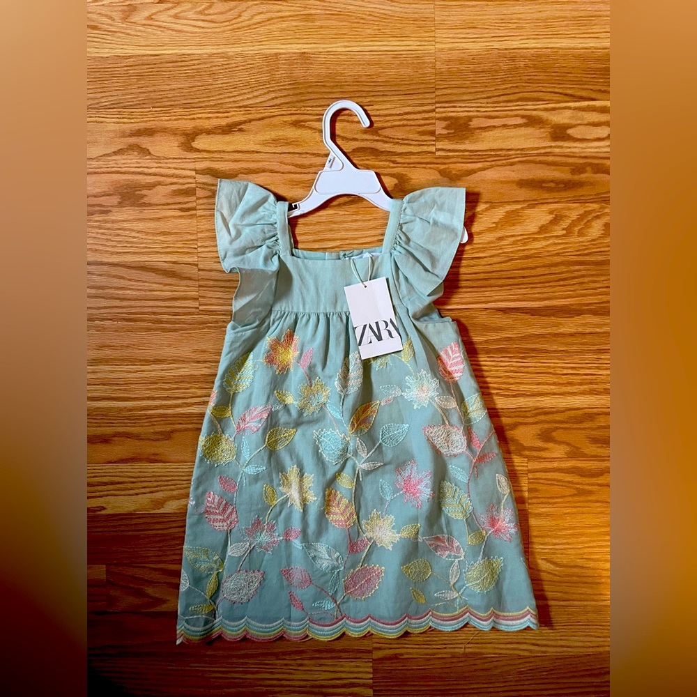 NWT Blue Floral Print Dress